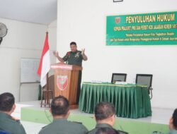 Tingkatkan Disiplin dan Kepatuhan Hukum, Kodim 1409/Gowa Gelar Penyuluhan Hukum Bersama Tim Kumrem 141/Toddopuli