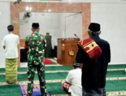 Eratkan Silaturahmi dengan Warga Babinsa Aktif Safari Subuh Berjamaah