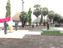 Perkokoh Jiwa Nasionalisme Kodim 1409/Gowa Gelar Upacara Pengibaran Bendera Rutin