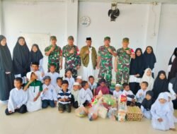 Jumat Berkah Koramil 1409-05/Pallangga Tebar Kebaikan di Panti Asuhan Al Muhajirin