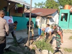 Babinsa Laksanakan Kerja Bakti bersama Warga
