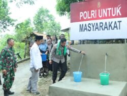 Atasi Krisis Air Bersih, Kapolres Bangkalan Berikan Bantuan Sumur Bor