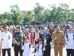 Dandim 1409/Gowa Hadiri Peluncuran Seragam Sekolah Gratis dan Gerakan 7 Kebiasaan Anak Indonesia Hebat