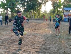 Sambut HUT ke-80 Kemerdekaan RI Babinsa Koramil 1409-06/Bajeng Meriahkan PORDES