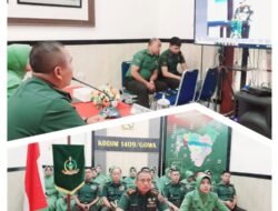 Jaga Keharmonisan Keluarga Prajurit, Kodim 1409/Gowa Ikuti Arahan Pangdam XIV/Hsn Dalam Vicon Persit KCK PD XIV/Hsn