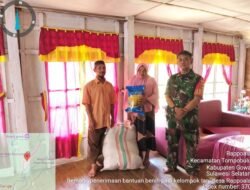 Babinsa Desa Rappoala Dampingi Penyaluran Bibit Padi ke 9 Kelompok Tani