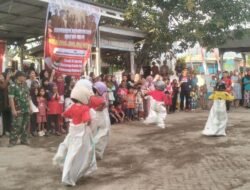 Semarak Kemerdekaan Babinsa Koramil 06 Bajeng Ikut Meriahkan Lomba HUT ke-80 RI di Desa Bone