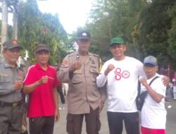 Bhabinkamtibmas Melayu Kawal Meriah Lomba & Jalan Santai HUT ke-80 RI