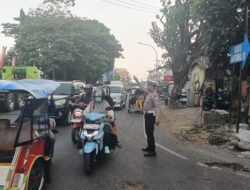 Cegah Lakalantas, Polres Pelabuhan Makassar Rutin Atur Lalu Lintas Depan Sekolah