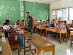 Wujud Dukungan Serma Tajuddin Pastikan Kelancaran Makanan Bergizi Tersalurkan di SMPN 1 Bontomarannu