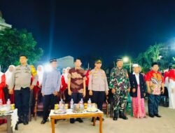 Perkuat Sinergi dengan Warga Babinsa Pallangga Hadiri Malam Ramah Tamah HUT RI ke-80