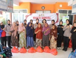 HUT ke-77 Polwan RI, Polres Pelabuhan Makassar Tebar Sembako di Dua Pulau