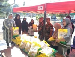 TNI AD Peduli Rakyat, Dandim Gowa Pastikan Ketersediaan Pangan Murah Dalam Rangka Meriahkan HUT RI Ke