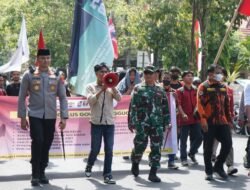 Aman dan Kondusif, Dandim 1409/Gowa dan Kapolres Turun Langsung Kawal Aksi Orasi Demonstran