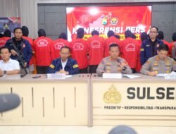 Polda Sulsel Gelar Press Release Kasus Pembakaran Kantor DPRD Sulsel dan Kota Makassar, Tetapkan 29 Tersangka