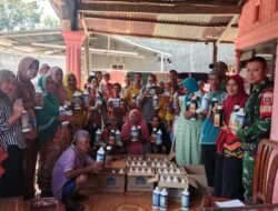 Sukseskan Swasembada Pangan, Babinsa Jajaran Kodim 1409/Gowa dan PPL Gowa Bagikan Bantuan Pupuk dan Insektisida Secara Serentak