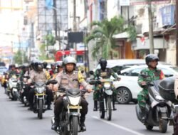 Polres Pelabuhan Makassar Gelar Patroli Skala Besar, Pastikan Kamtibmas Tetap Kondusif