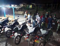 Malam Penuh Aksi, Patroli Gabungan TNI dan Komponen Pendukung Ciptakan Kondisi Aman di Parangloe