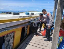 Pengamanan Ketat di Dermaga Barrang Lompo, Polres Pelabuhan Makassar Pastikan Aktivitas Warga Aman dan Lancar