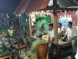 Cipta Kondisi Aman di Gowa, TNI dan Komponen Pendukung Masyarakat Bontonompo Perkuat Siskamlin