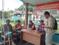 Jaga Stabilitas Keamanan, Serda Sudirman Komsos dengan Aparat Desa Rappolemba