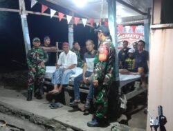 TNI dan Komduk Bersatu Jaga Stabilitas Keamanan Kecamatan Bajeng