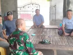 Babinsa Desa Julu Bori Ajak Warga Harmonis dan Siaga Bencana Melalui Komunikasi Sosial