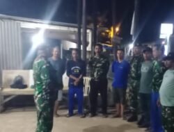 Koramil 03/Bontomarannu Bersama Komduk Gowa Adakan Patroli Siskamling, Tegakkan Keamanan dan Ketertiban