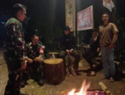 Patroli Bersama TNI dan Masyarakat Gowa Ciptakan Sitkamtibmas Kondusif di Tinggimoncong