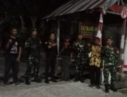 Jaga Gowa Tetap Kondusif, TNI dan Komduk, Gencarkan Patroli Malam