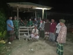 Perkuat Keamanan Malam, Koramil Tompobulu Bersama Tokoh Masyarakat dan FKPPI Gelar Patroli Gabungan