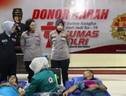 Sambut HUT Humas Polri ke-74, Polres Pelabuhan Makassar Gelar Donor Darah: Polisi Humanis, Harapan Masyarakat”