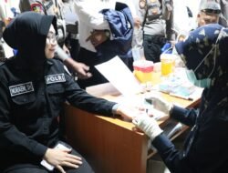 Sambut Hari Kesehatan Nasional, Personel Polres Pelabuhan Makassar Jalani Rikkes Bersama Dokkes dan BBKK