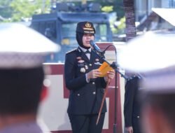 Kapolres AKBP Rise Sandiyantanti Pimpin Upacara Hari Sumpah Pemuda ke-97 di Polres Pelabuhan Makassar