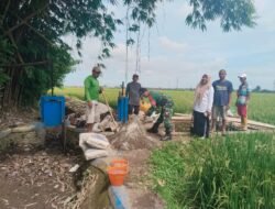 Dukung Ketahanan Pangan, Babinsa Pallangga Dampingi Pembangunan Rumah Pompa untuk Irigasi 30 Hektare Sawah
