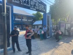 Sat Samapta Polres Pelabuhan Makassar Fokus di Strong Point, Ciptakan Jalan Aman Bagi Pelajar dan Pengendara