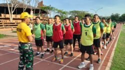 Tes Kesemaptaan Jasmani Periodik II TA 2025 Sukses Digelar Personil Kodim 1409/Gowa di Lapangan Syekh Yusuf