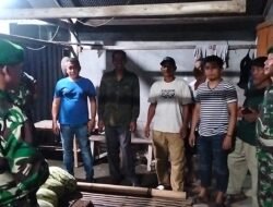 Pos Desa Moncobalang Jadi Fokus Patroli Gabungan TNI dan Komduk Gowa