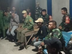 Amankan Wilayah, Gabungan TNI dan Komduk Gowa Lakukan Patroli Siskamling di Bontonompo