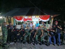 Stabilkan Situasi, TNI dan Komduk Kabupaten Gowa Laksanakan Patroli Gabungan