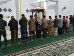 Pererat Silaturahmi, Serka Hasanuddin Safari Subuh Berjamaah Bersama Warga di Masjid Raya Malakaji