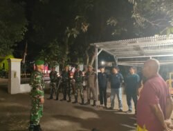 Koramil 1409-03 Bontomarannu dan Komduk Kabupaten Gowa Bersama Tokoh Masyarakat Gelar Patroli