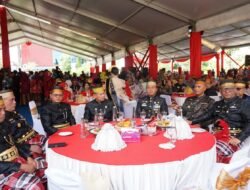 Puncak Hari Jadi Gowa ke-705, Dandim 1409/Gowa Hadiri Acara Adat di Balla Lompoa