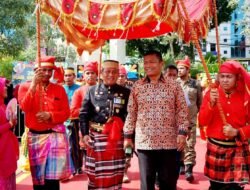Puncak Hari Jadi Gowa ke-705, Dandim 1409/Gowa Hadiri Acara Adat di Balla Lompoa