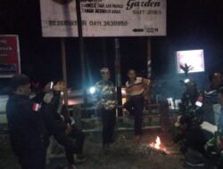 Koramil 1409-04 Tinggimoncong Bersama Komduk Gelar Patroli untuk Ciptakan Situasi Aman