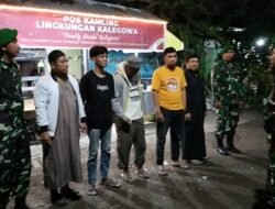 Apel Patroli Gabungan TNI dan Komduk Kab. Gowa Fokus Stabilkan Situasi Pallangga