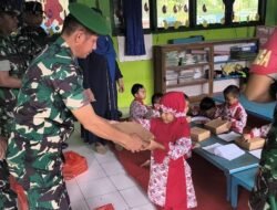 Dapur Satuan Kodim Gowa Turun ke Sekolah, Danramil Bajeng Salurkan Makanan Bergizi untuk Siswa TK Al Islam