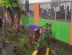 Peduli Lingkungan Koramil 1409-01/Somba Opu Pimpin Karya Bakti, Gerakkan Warga Melawan Banjir dan Sampah Plastik!