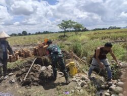 Kunci Sukses Ketahanan Pangan: Kodim Gowa Kawal Proyek Pompanisasi Lahan Pertanian di Poktan Julukanaya