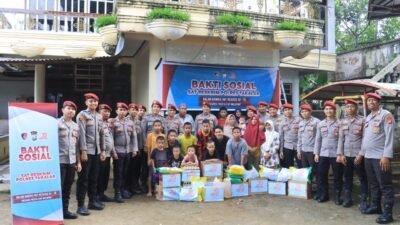 Rayakan HUT ke-78, Reserse Polri Polres Takalar Salurkan Bantuan ke Panti Asuhan An-Nur Rahmah